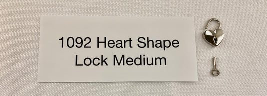 1092 Heart Shape Lock Medium
