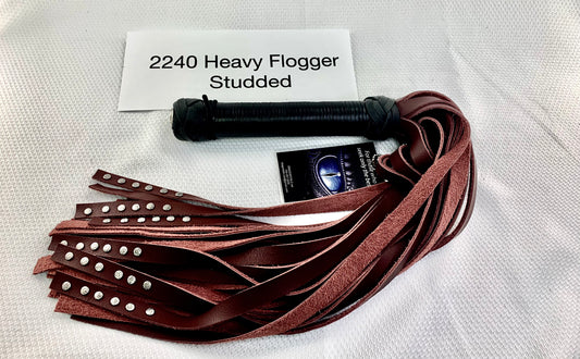2240 Heavy Flogger Studded